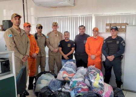 Campanha “Seu Abraço Aquece” mobiliza instituições de Caarapó em arrecadação de agasalhos>