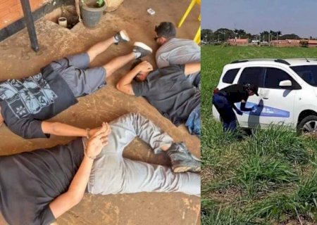 Cinco são presos e carros oficiais roubados são recuperados em Rio Brilhante