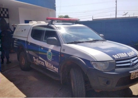 Homem é preso pela Polícia Militar durante cumprimento de mandado judicial em Caarapó>