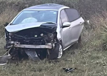 Acidente na região de fronteira deixa uma pessoa morta e duas feridas>