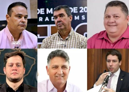 Ao fim das convenções, seis candidatos entram na disputa pelo Governo de MS>