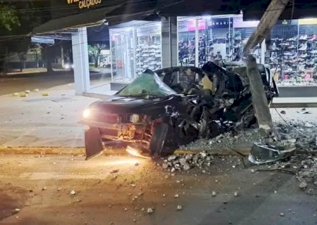Grave acidente na madrugada mata jovem de 23 anos em Amambai