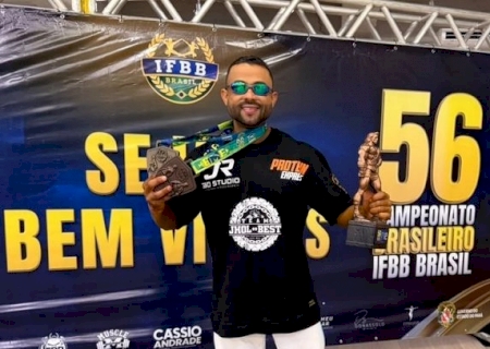 Após pódio no Brasileiro, fisiculturista de Juti mira título no Sul-Americano>