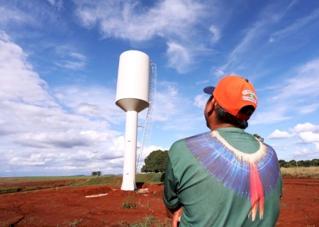 Convênio entre Itaipu e Governo do Estado firmado em 2024 amplia abastecimento de água e infraestrutura na Aldeia Te’yikue>