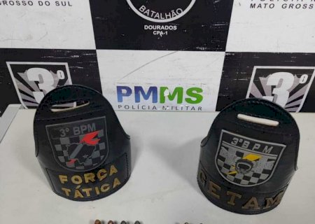 Dupla é presa com 19 munições e diz que levaria material para facção>