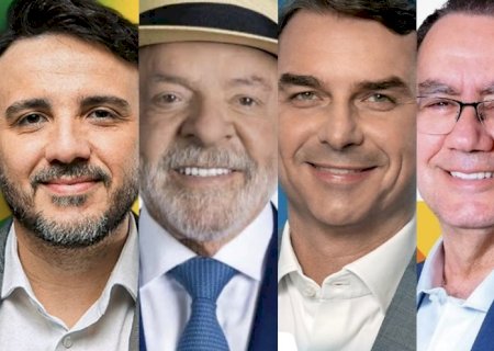 Ranking: diferença entre Flávio Bolsonaro e Lula em MS é de 10 pontos>