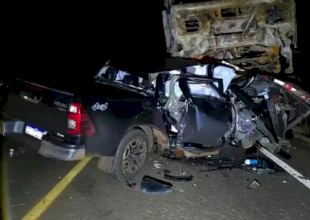 Empresário sul-mato-grossense morre após acidente entre caminhonete e carreta>