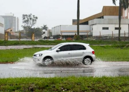 Chuva passa de 100 mm e sul de MS segue sob risco de novos temporais>